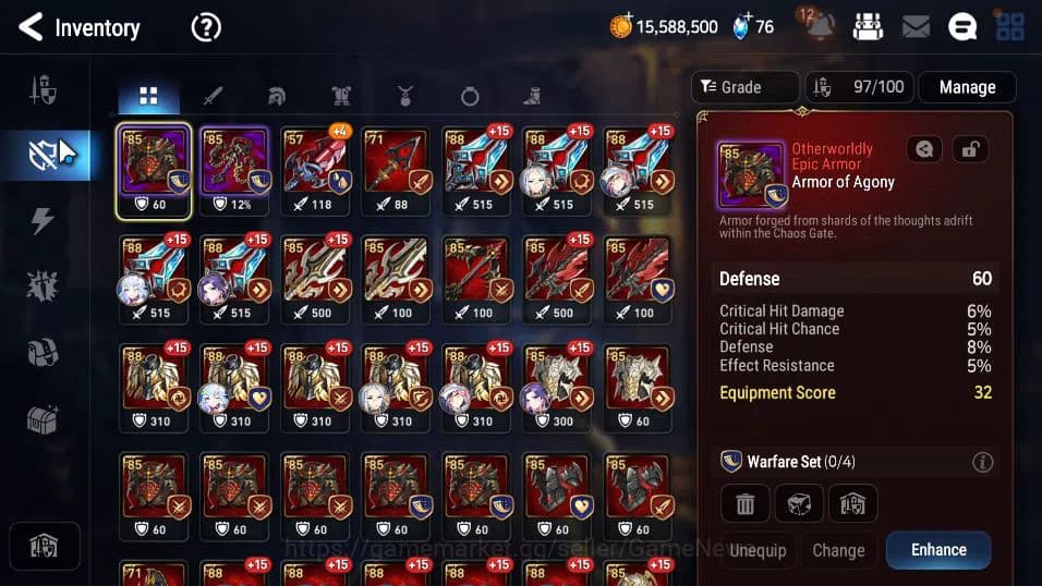 Epic Seven Accounts GLOBAL UNVERIF|New Era|8 ML(Salome,DD Ray,SP Polit image 9