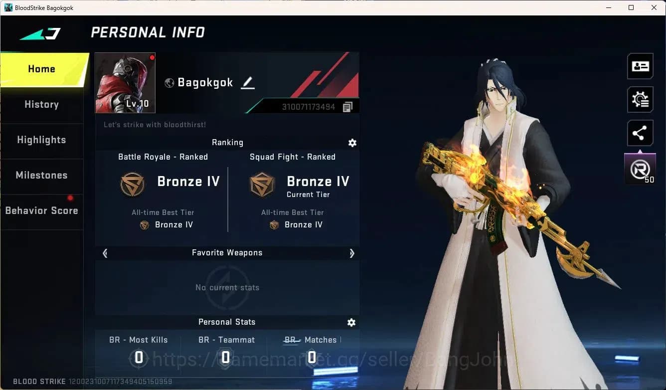 Blood Strike Accounts ASIA|COLLAB,AK47,KAG-6,ETHAN|MORE DETAIL CEK SS BS image 1