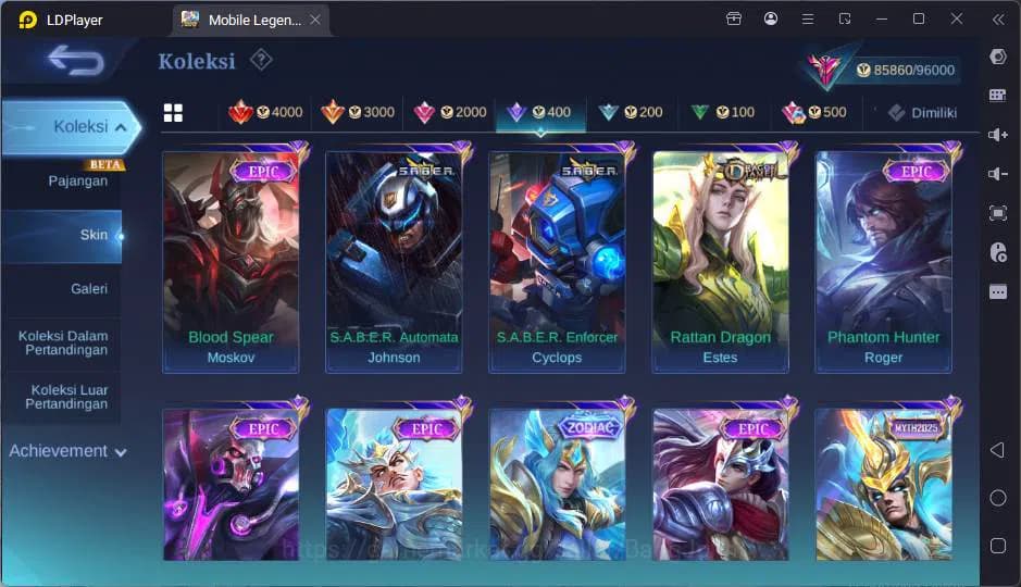 Mobile Legends: Bang Bang Accounts GLOBAL|Hero 125|Skin 304|Prim Claude+Granger,Sanri image 15