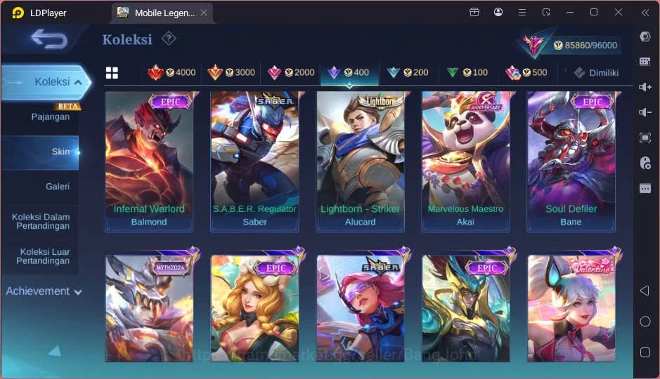 Mobile Legends: Bang Bang Accounts GLOBAL|Hero 125|Skin 304|Prim Claude+Granger,Sanri image 17