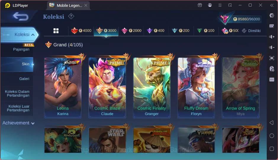 Mobile Legends: Bang Bang Accounts GLOBAL|Hero 125|Skin 304|Prim Claude+Granger,Sanri image 19