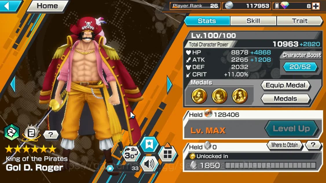 One Piece Bounty Rush Accounts Global|4EX 3MAX|Winner Island Travalgar Law,AF Rob image 5