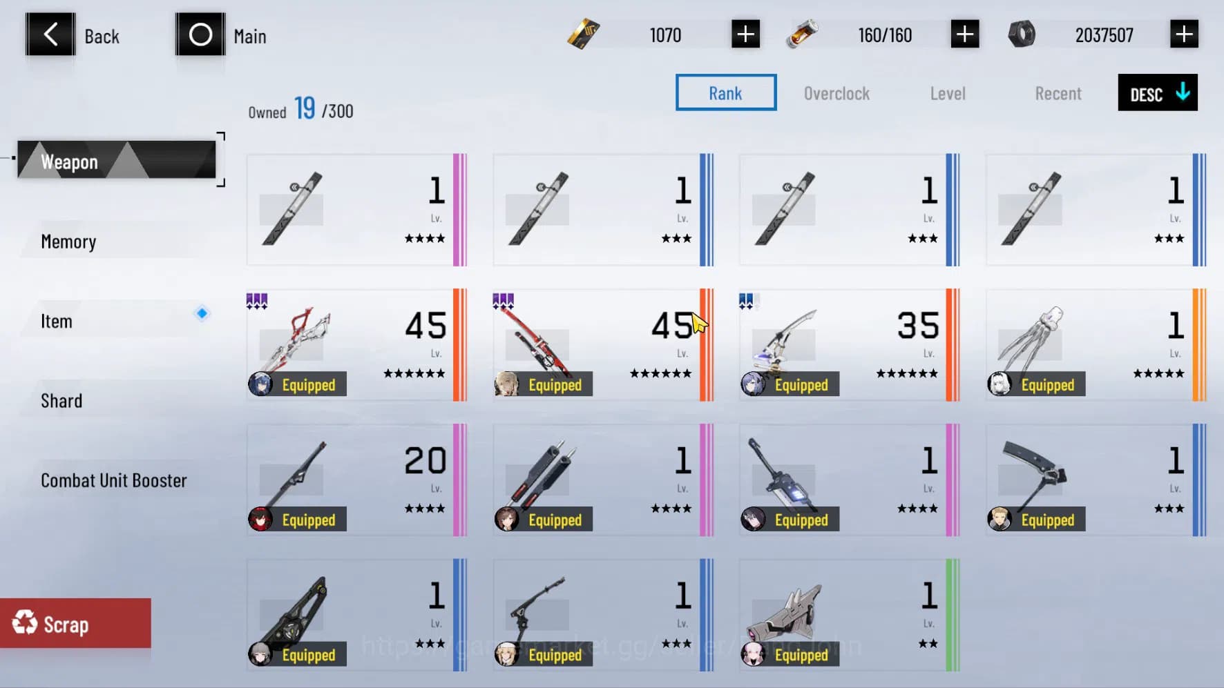 Punishing: Gray Raven Accounts ASIA PACIFIC | LEVEL 61 | Lucia Tsubaki+Sign | CEK image 8