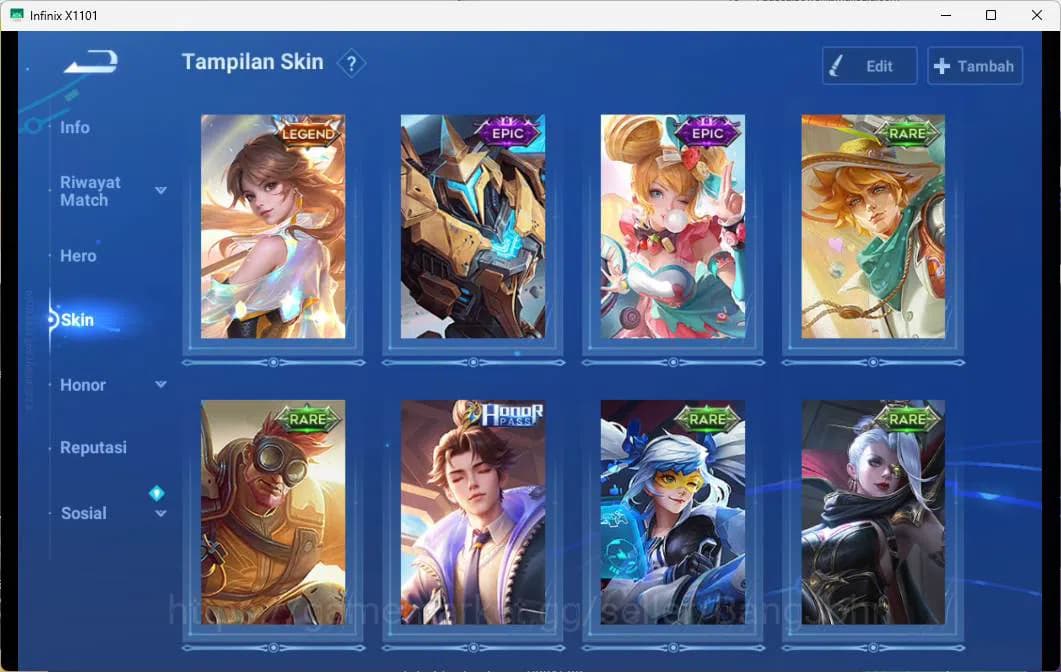 Honor of Kings Accounts GLOBAL | HERO 33, Skin 21 legend ying fire spear image 5