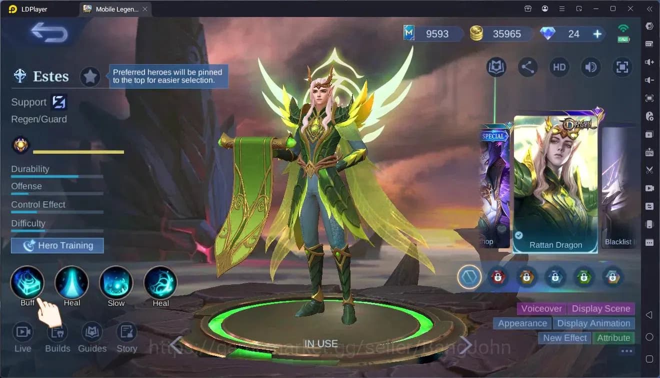 Mobile Legends: Bang Bang Accounts Global|Hero 131|Skin 192|Expert|Legend Granger|CC image 1