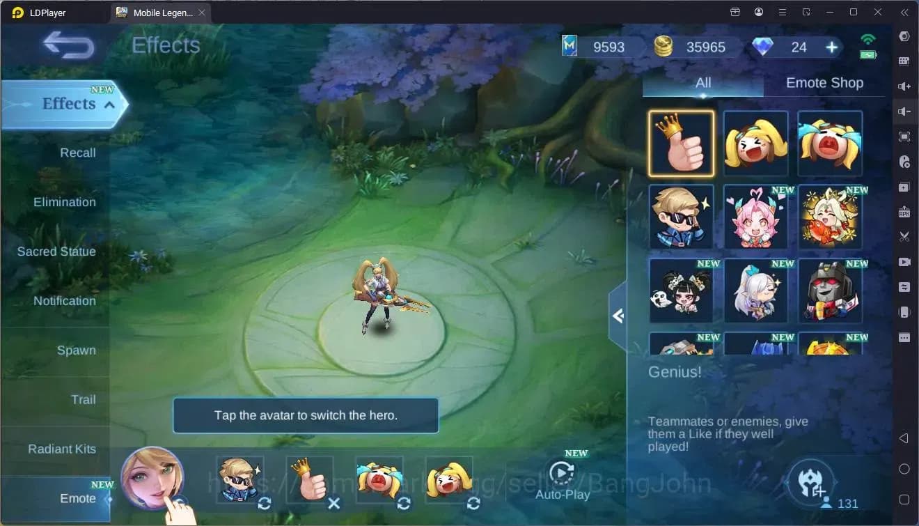 Mobile Legends: Bang Bang Accounts Global|Hero 131|Skin 192|Expert|Legend Granger|CC image 11