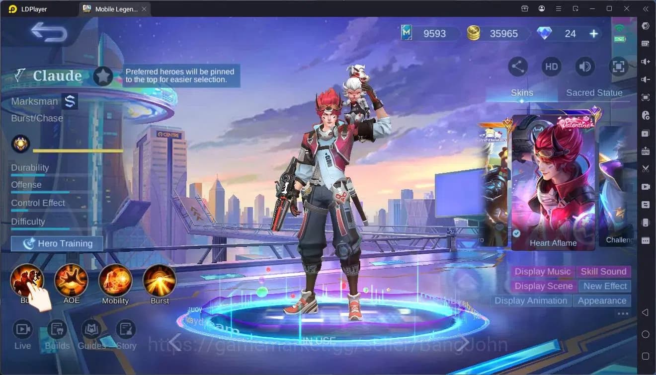Mobile Legends: Bang Bang Accounts Global|Hero 131|Skin 192|Expert|Legend Granger|CC image 2