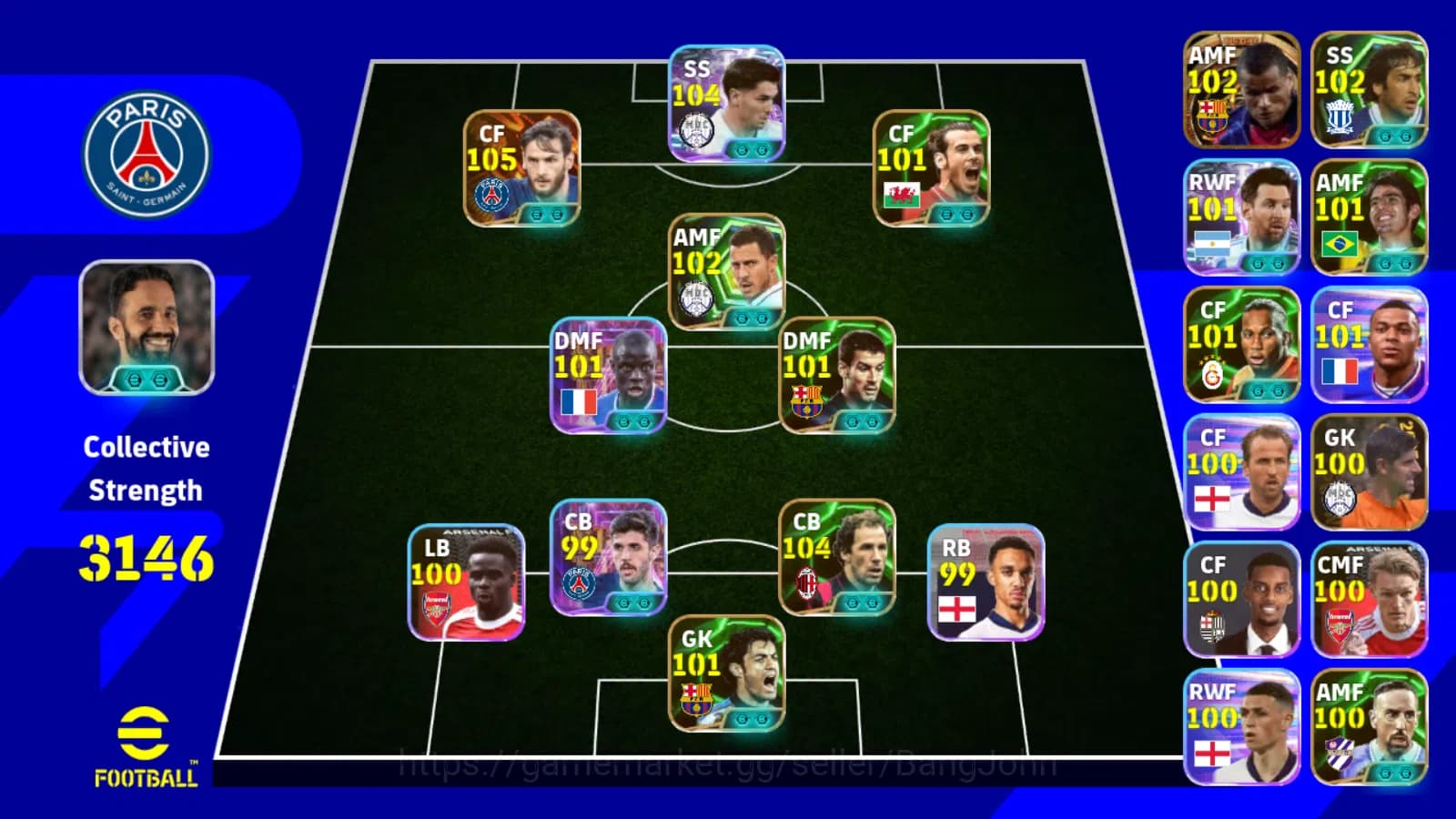 eFootball Accounts Power 3146 | Kvaratskheilla bigtime blitz | brahim image 1