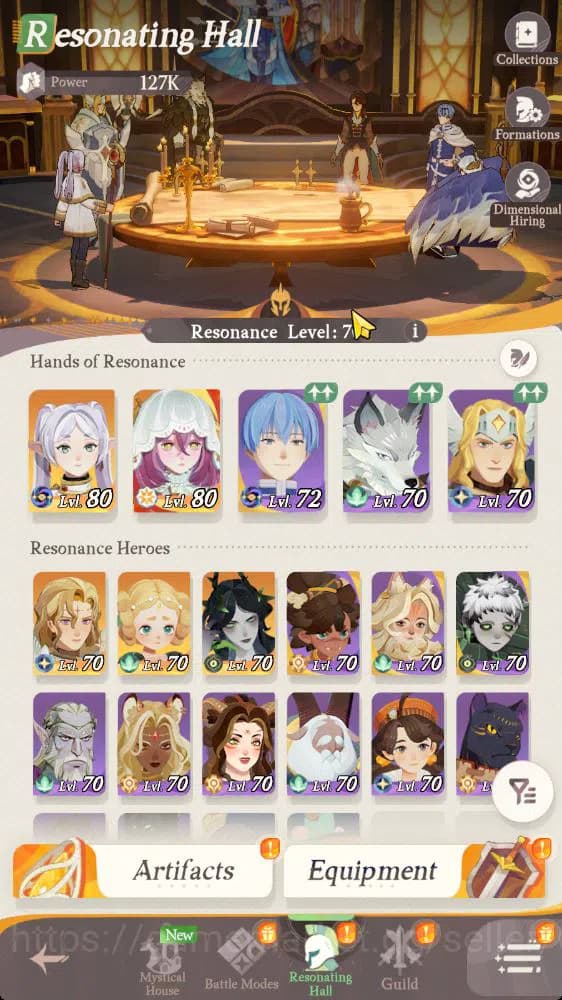 AFK Journey Accounts GLOBAL SV H53|Collab Frieren Himmel|Elite+ Aurora| image 1