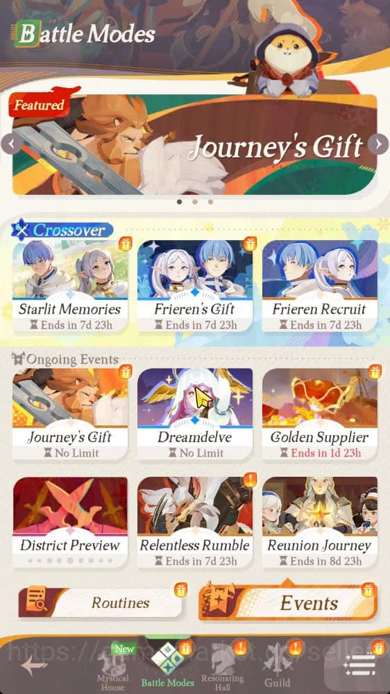 AFK Journey Accounts GLOBAL SV H53|Collab Frieren Himmel|Elite+ Aurora| image 6