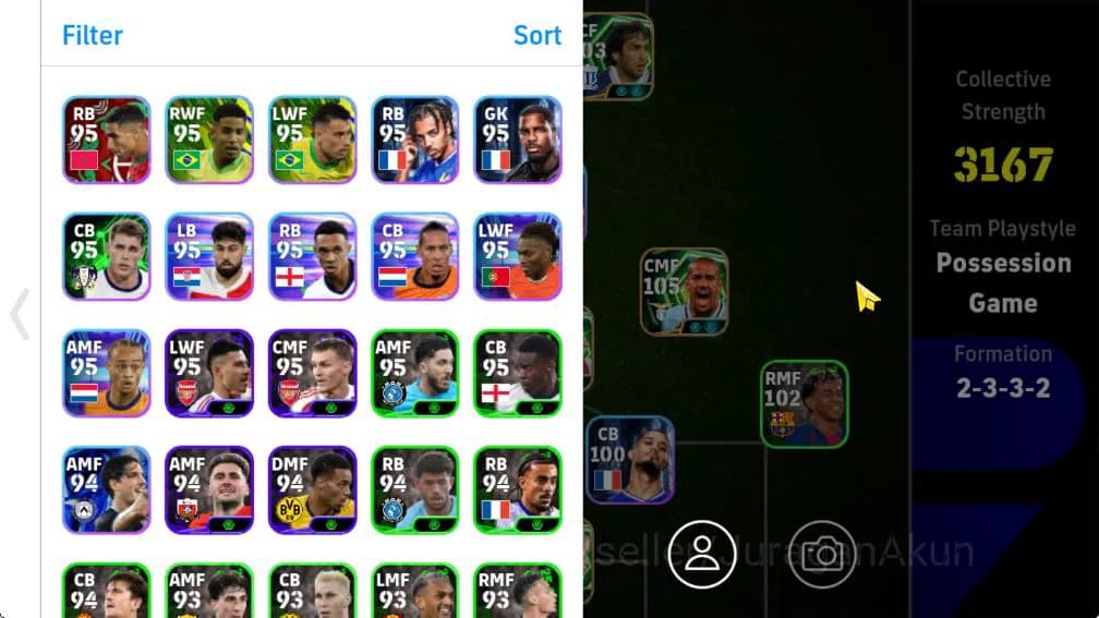 eFootball Accounts Mobile|PES 2026|Shinji Okazaki Long-Reach Tackle,R image 2