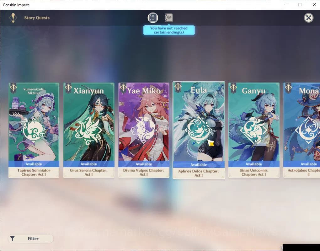 Genshin Impact Accounts ASIA |AR 55|4 Limit+38(*4Character)|Neuvillete,Fur image 11