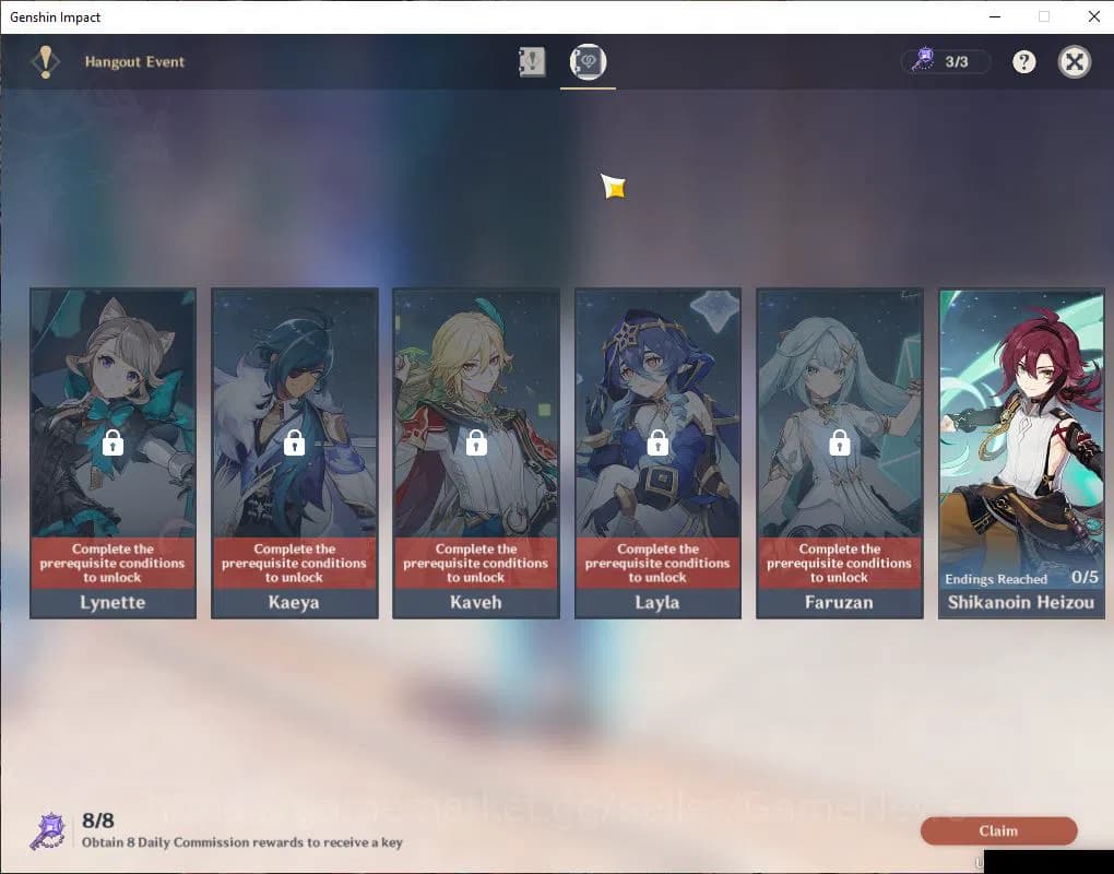 Genshin Impact Accounts ASIA |AR 55|4 Limit+38(*4Character)|Neuvillete,Fur image 12
