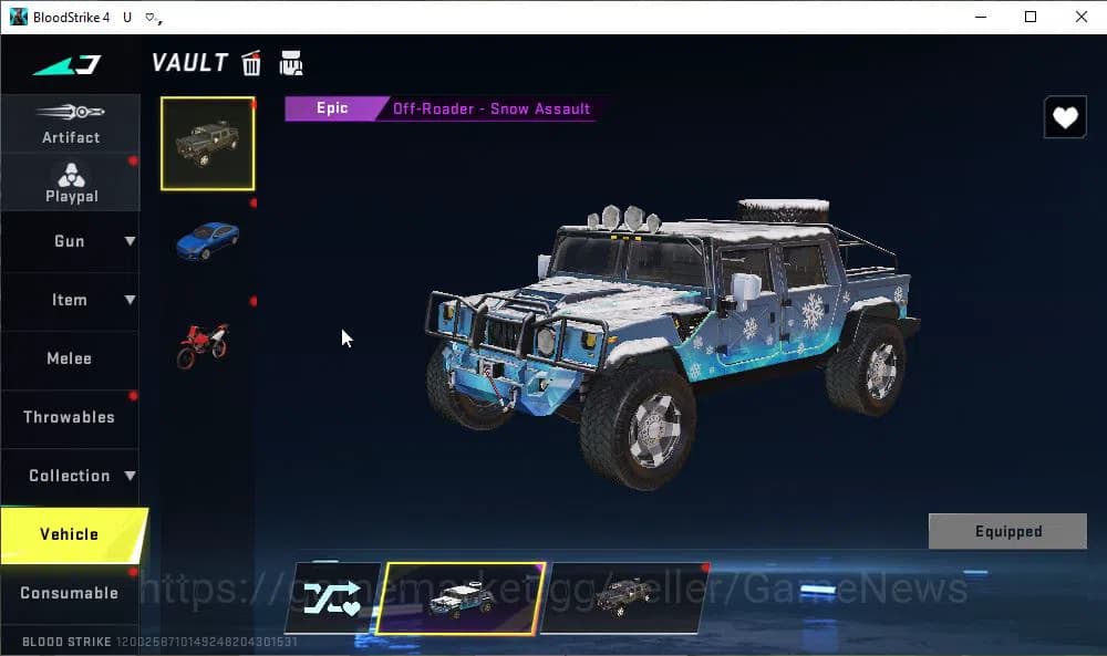 Blood Strike Accounts ASIA|ETERNAL MP5-Dominator Lv3|Melee ULTRA Shurike image 5