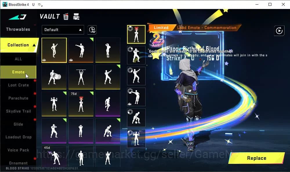 Blood Strike Accounts ASIA|ETERNAL MP5-Dominator Lv3|Melee ULTRA Shurike image 9