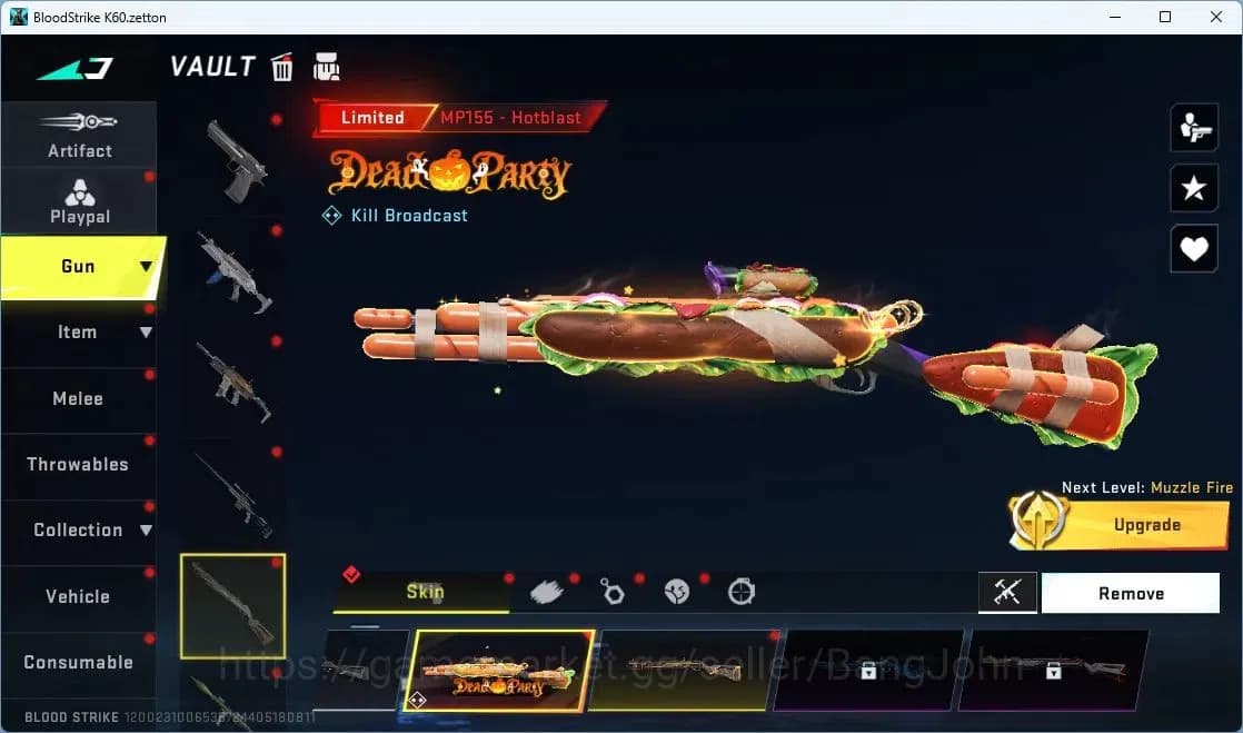 Blood Strike Accounts ASIA | 2 Collab Guns | 2 EVA GUNS | 2 Eternal Guns image 10