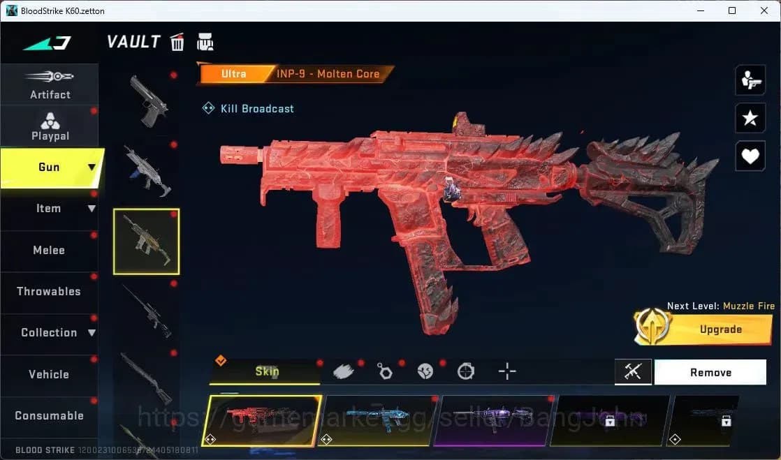 Blood Strike Accounts ASIA | 2 Collab Guns | 2 EVA GUNS | 2 Eternal Guns image 11