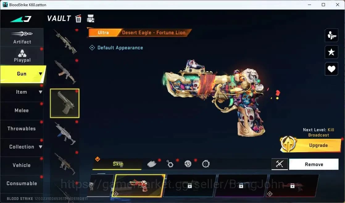 Blood Strike Accounts ASIA | 2 Collab Guns | 2 EVA GUNS | 2 Eternal Guns image 12