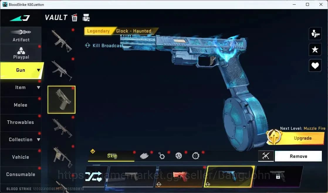 Blood Strike Accounts ASIA | 2 Collab Guns | 2 EVA GUNS | 2 Eternal Guns image 14