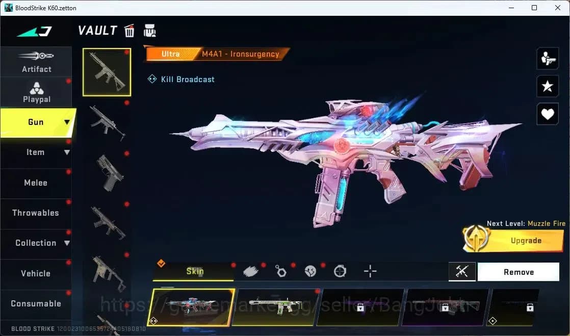 Blood Strike Accounts ASIA | 2 Collab Guns | 2 EVA GUNS | 2 Eternal Guns image 16