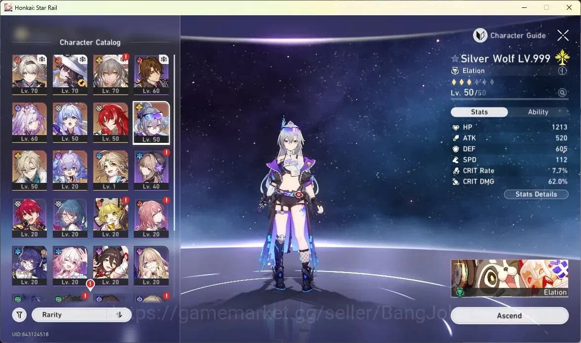 Honkai Star Rail Accounts ASIA | TL51|Firefly+Sig |Silver Wolf LV.999 +Sig | image 13