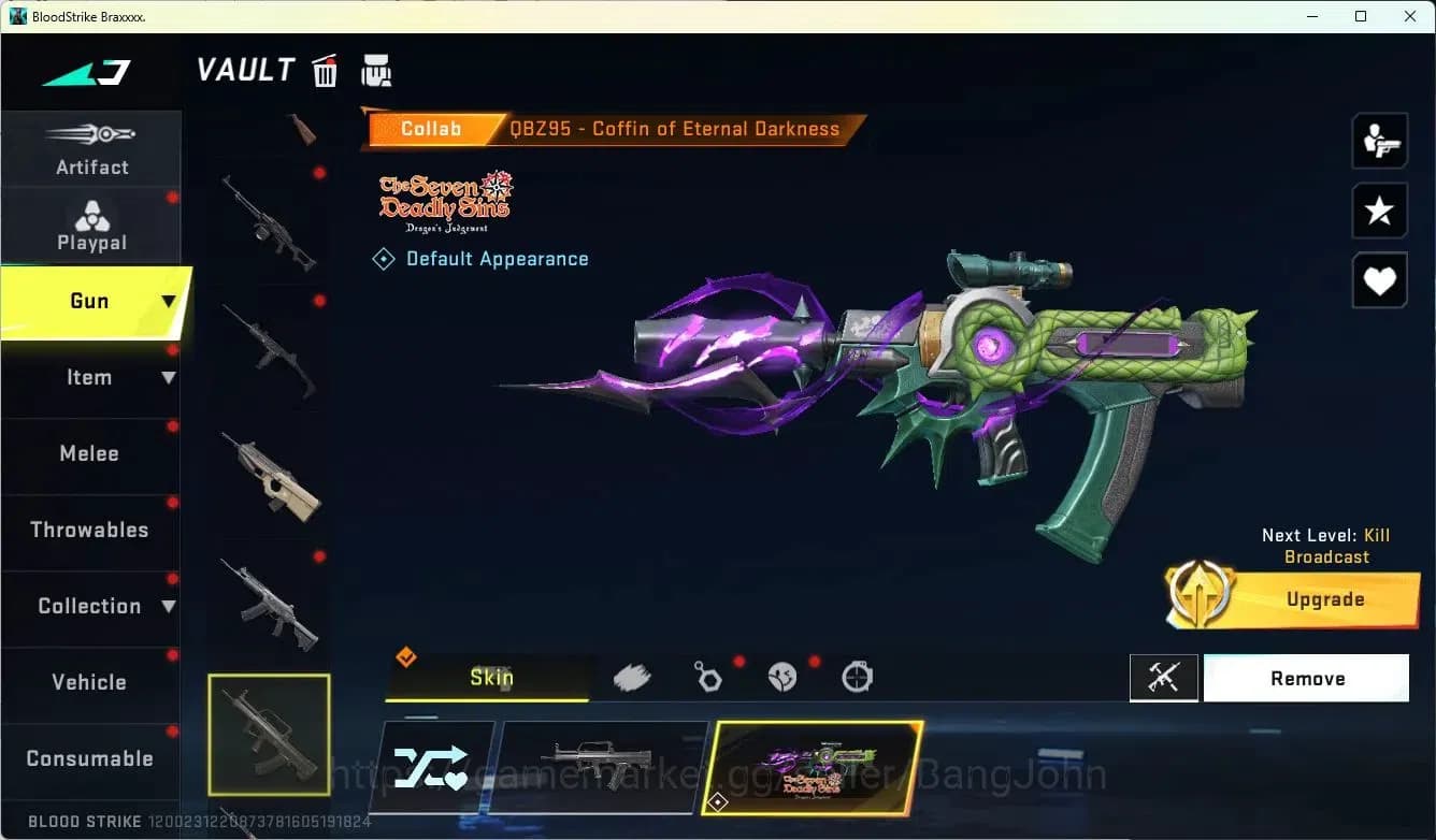 Blood Strike Accounts ASIA | L22|BR Master IV|2 7DS Guns: M4A1,QBZ95|Ult image 7
