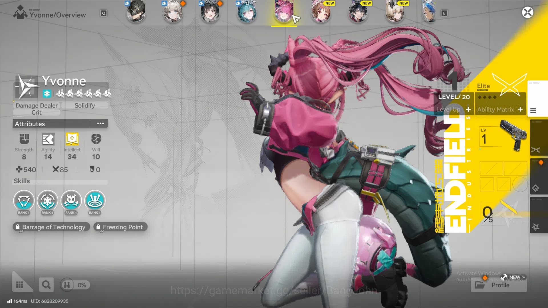 Arknights: Endfield Accounts NA/EU | Starter | Yvonne,ardelia,wulfgard | Wp 6s image 6