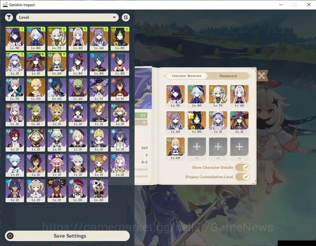 Genshin Impact Accounts ASIA|AR 55|4 Limited+1(*5Weapon)|Furina,Raiden,Kok image 1