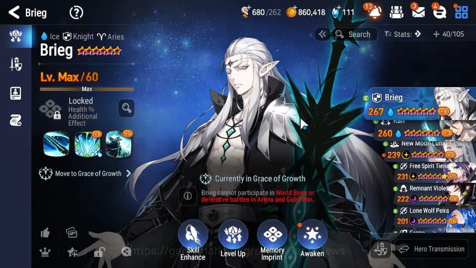 Epic Seven Accounts GLOBAL Unverif|New Era|6 ML(BArunka,NM Luna,LW Pei image 5