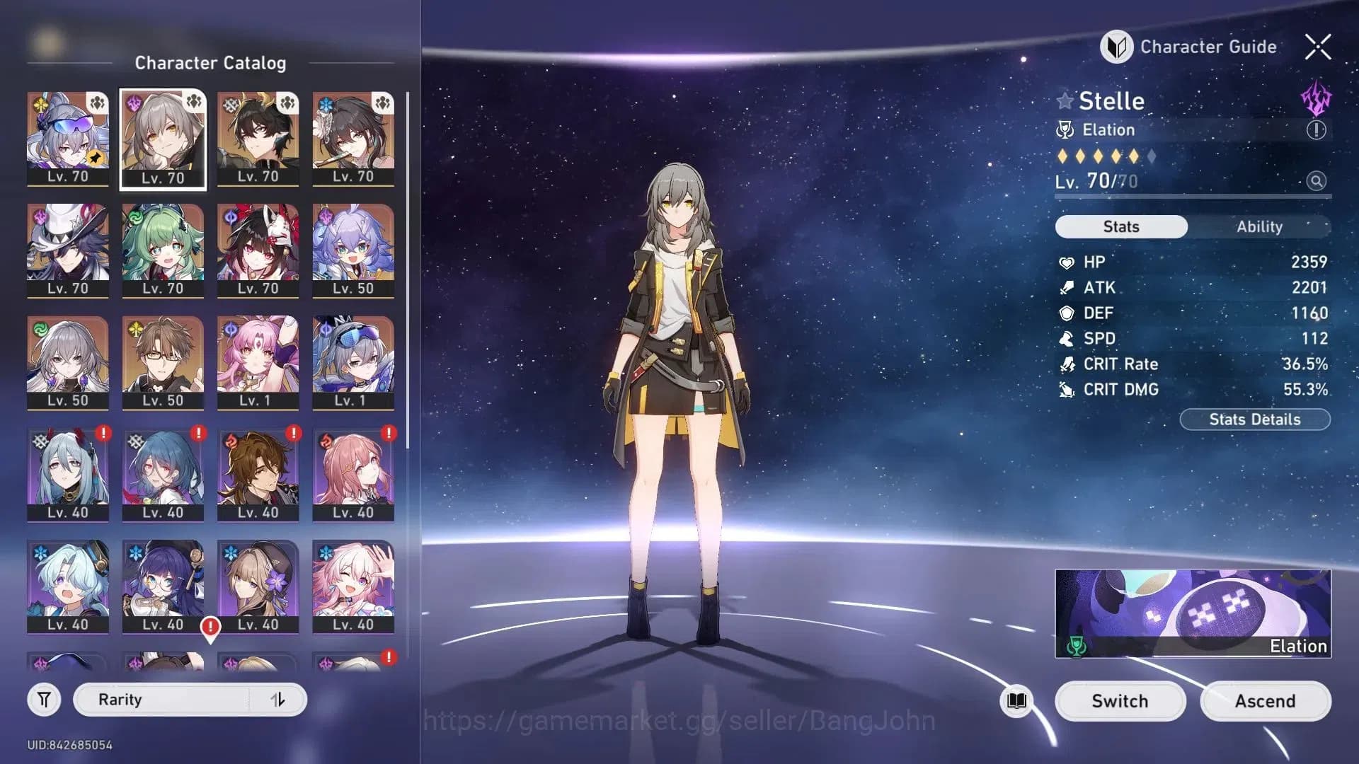 Honkai Star Rail Accounts ASIA | 7 Limit | TL70 | Dan Heng PT, Silver Wolf, image 4