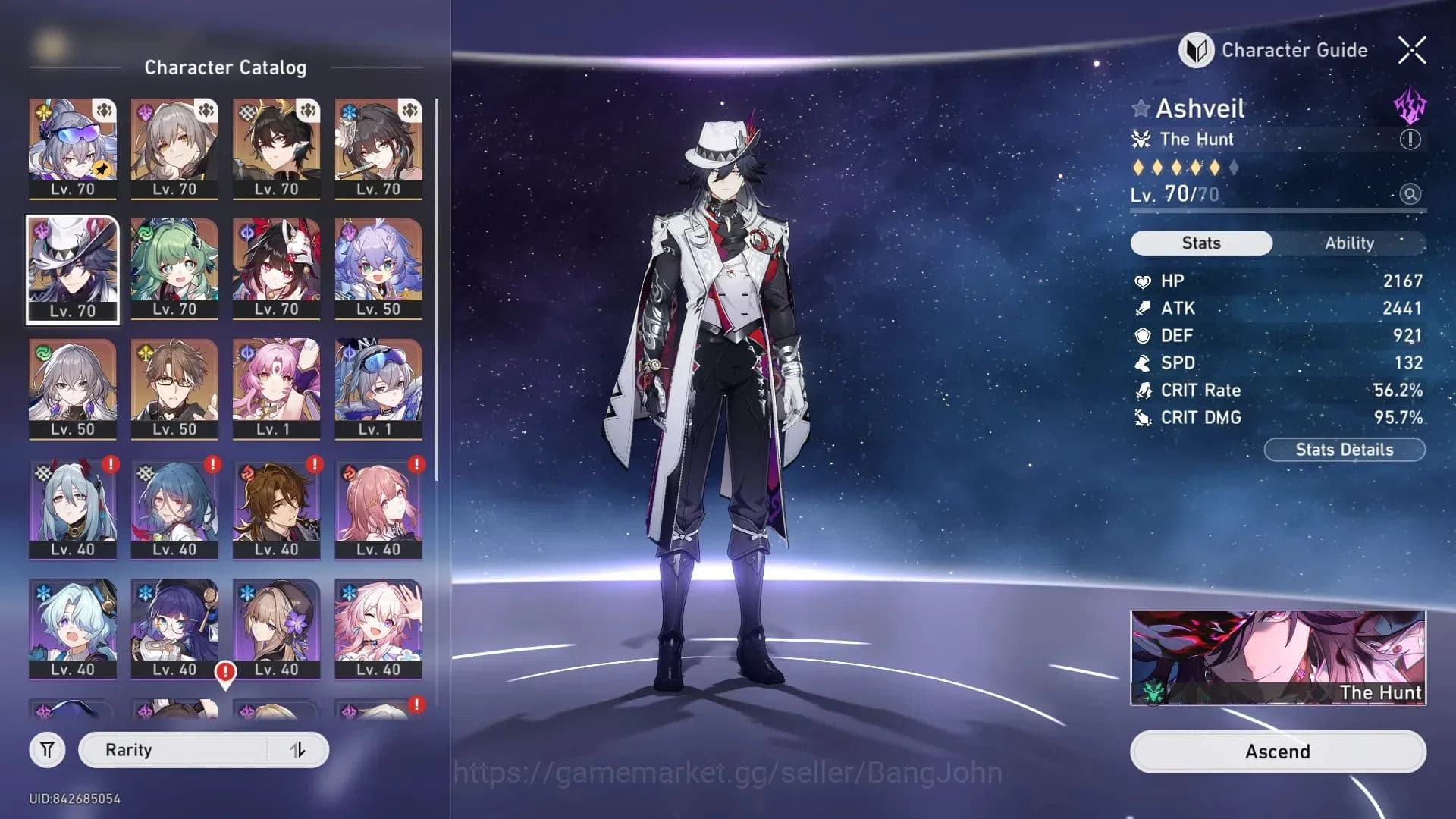 Honkai Star Rail Accounts ASIA | 7 Limit | TL70 | Dan Heng PT, Silver Wolf, image 7