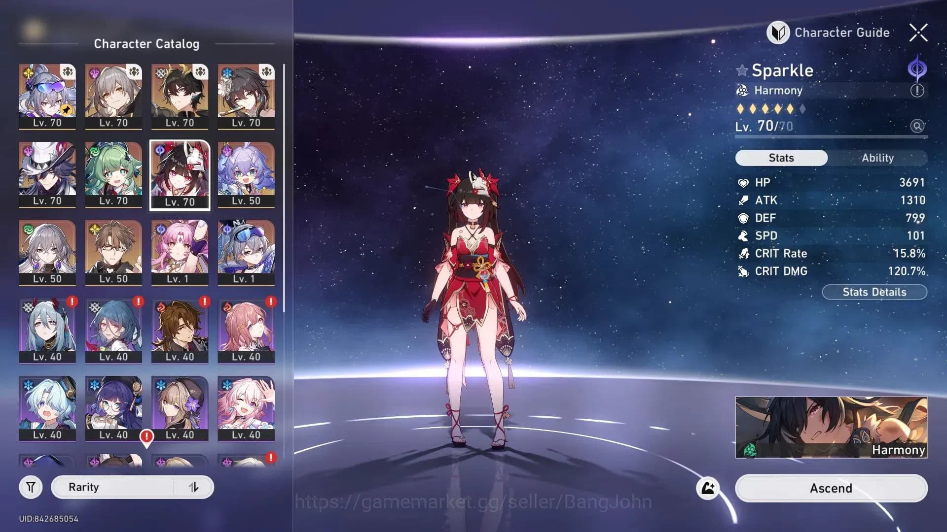 Honkai Star Rail Accounts ASIA | 7 Limit | TL70 | Dan Heng PT, Silver Wolf, image 9