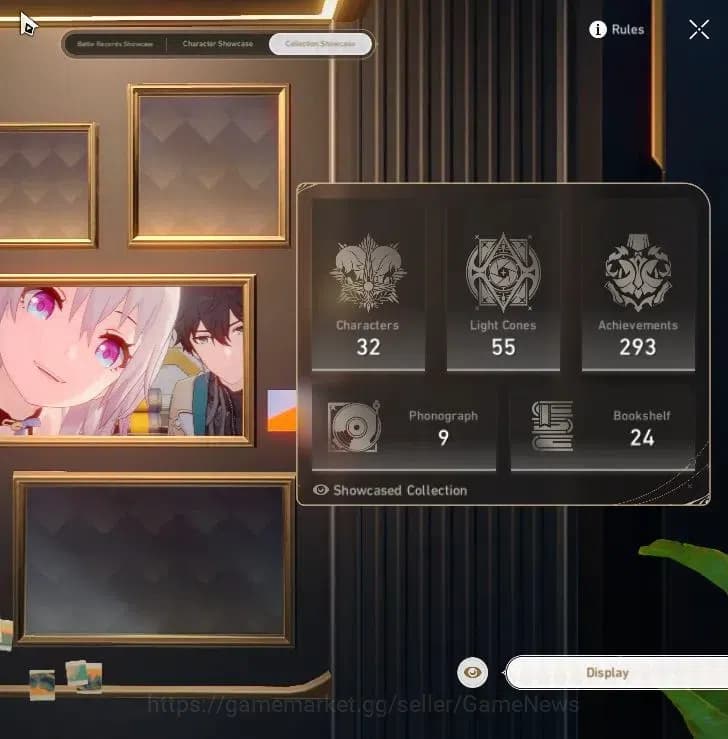 Honkai Star Rail Accounts NA|TL 58|3K SJ|8 Limited|Castorice+Sign,Sparkle,Ev image 3