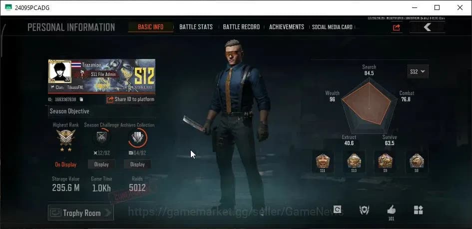 Arena Breakout Accounts MOBILE|Lv30|SV 295M|CV 254M| Battle Machete |Arena image 2