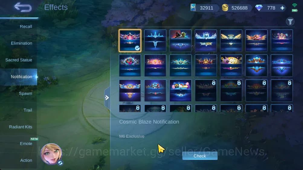 Mobile Legends: Bang Bang Accounts Hero 132|Skin 455|Legend Gusion|Lance Kishin,Thamu image 11