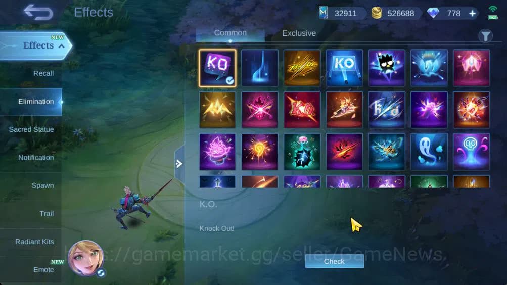Mobile Legends: Bang Bang Accounts Hero 132|Skin 455|Legend Gusion|Lance Kishin,Thamu image 9
