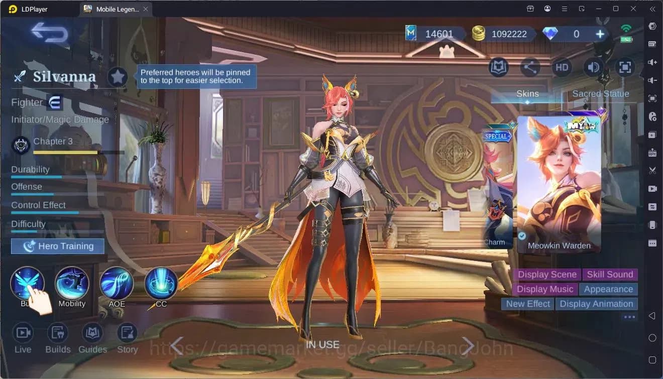Mobile Legends: Bang Bang Accounts Global|Hero 139|Skin 317|Renowned|KOF Karina|Lucky image 4