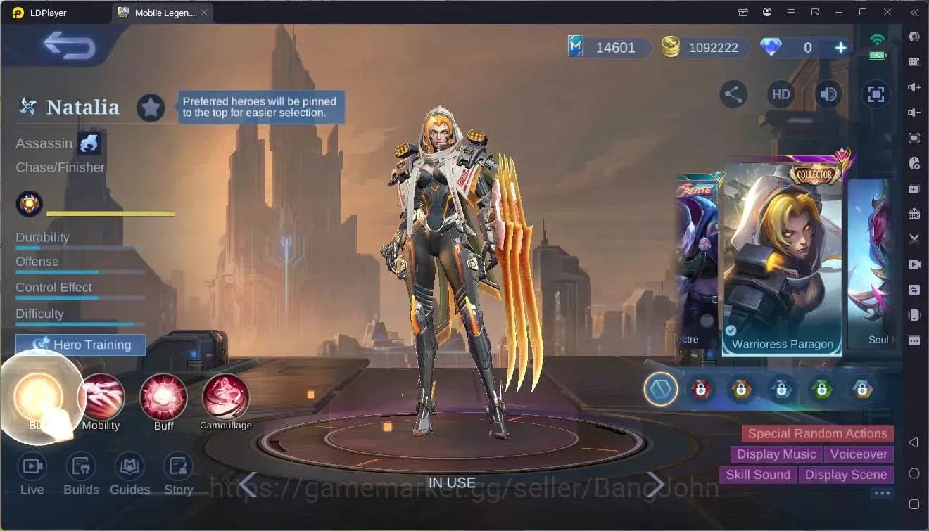 Mobile Legends: Bang Bang Accounts Global|Hero 139|Skin 317|Renowned|KOF Karina|Lucky image 7