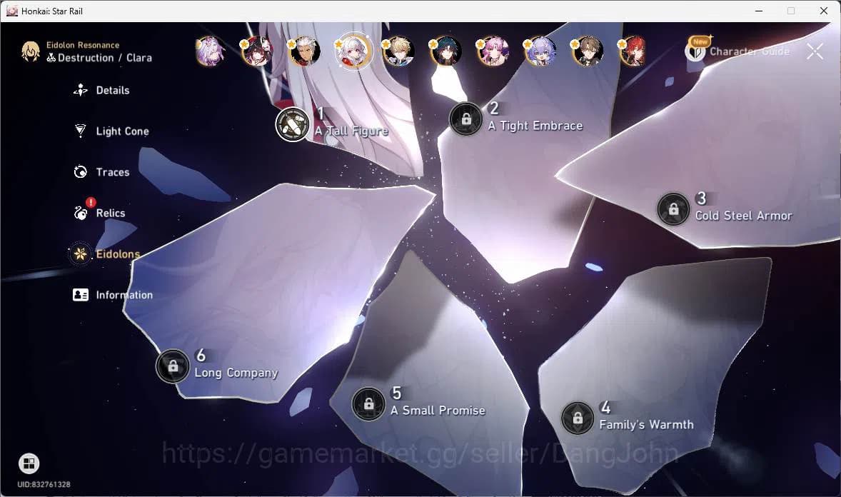 Honkai Star Rail Accounts ASIA|TL69|13limit|Premteam(PhainonE2+sign,castoric image 16