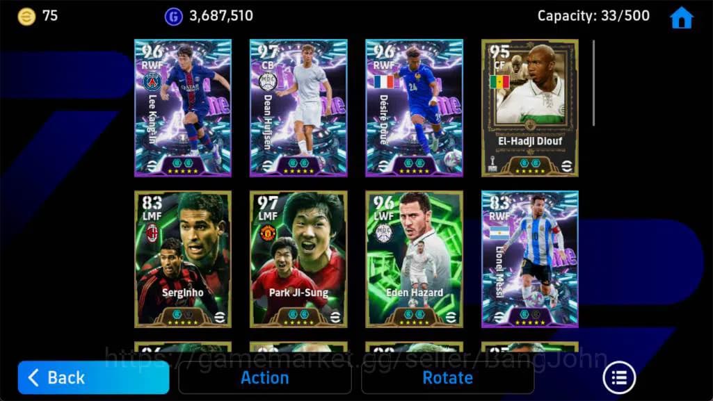 eFootball Accounts Android, Pwr 3164,J Cruyff epc,massi barca,neymar image 6