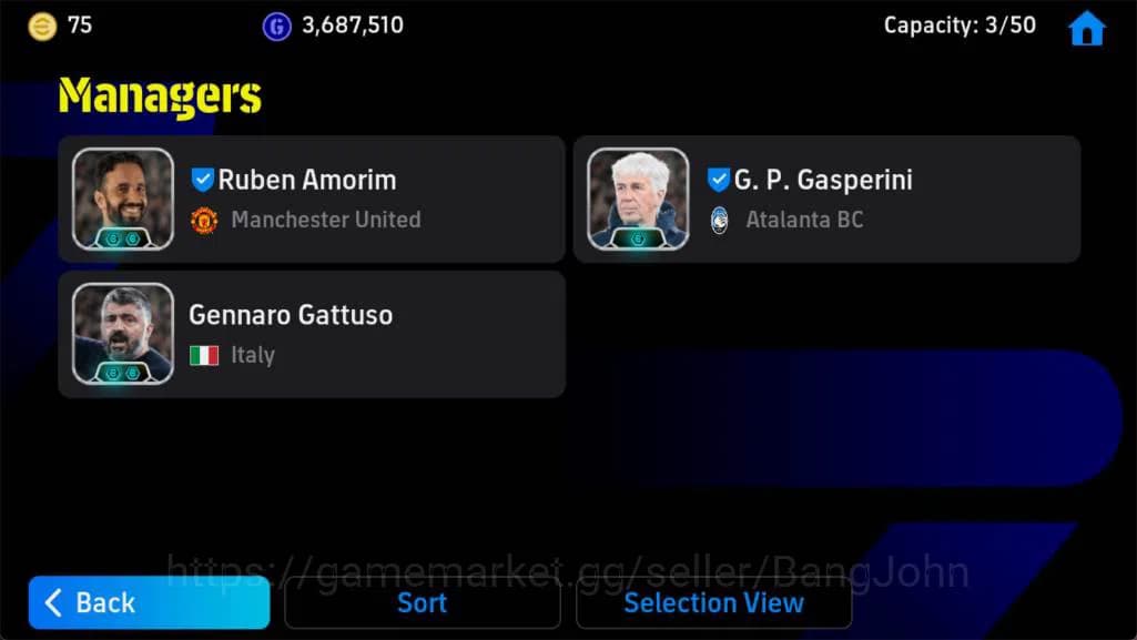 eFootball Accounts Android, Pwr 3164,J Cruyff epc,massi barca,neymar image 7