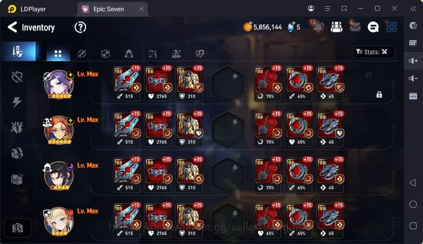 Epic Seven Accounts Global | LOTS | SB Aramintha | Tiera | Blade Arami image 10