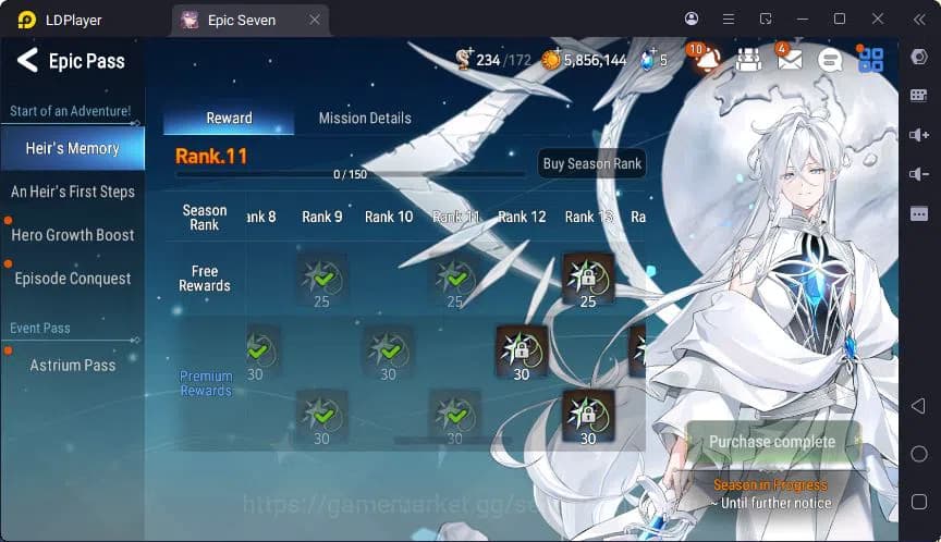 Epic Seven Accounts Global | LOTS | SB Aramintha | Tiera | Blade Arami image 4