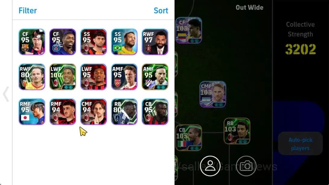 eFootball Accounts Android|Ronaldinho Gaucho(Momentum Dribbling),Pepe image 2