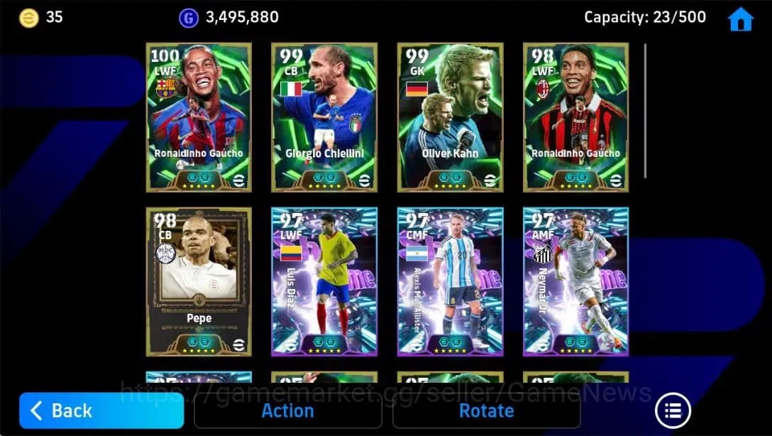 eFootball Accounts Android|Ronaldinho Gaucho(Momentum Dribbling),Pepe image 4