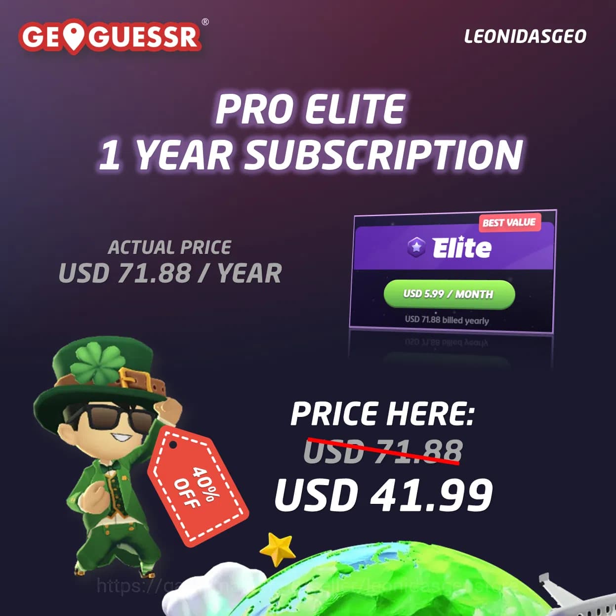 GeoGuessr Others GeoGuessr Subscription to YOUR ACCCOUNT | Pro Elit image 1