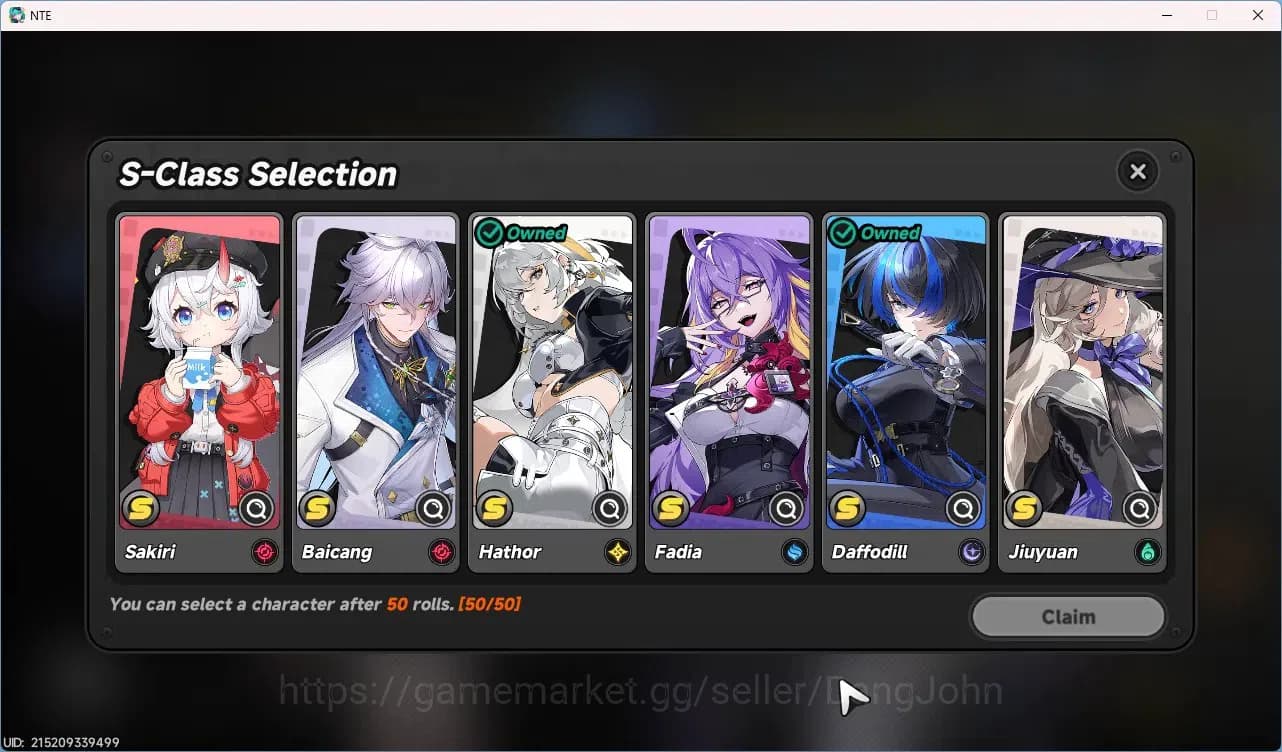 Neverness to Everness Accounts SEA | STARTER Lv 3 | 3 SSR (Hotori,Hothor,Daffodil image 1