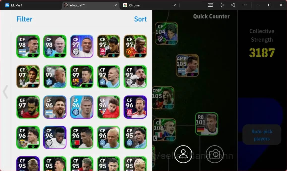 eFootball Accounts ANDROID|PW 3187|E-BT Messi|Epc Fabio Cannavaro|Epc image 3