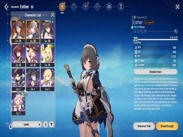 Mongil:Star Dive Accounts Global|Starter|2SSR(Esther,Jiwon)+Sign Flare|Log G image 2