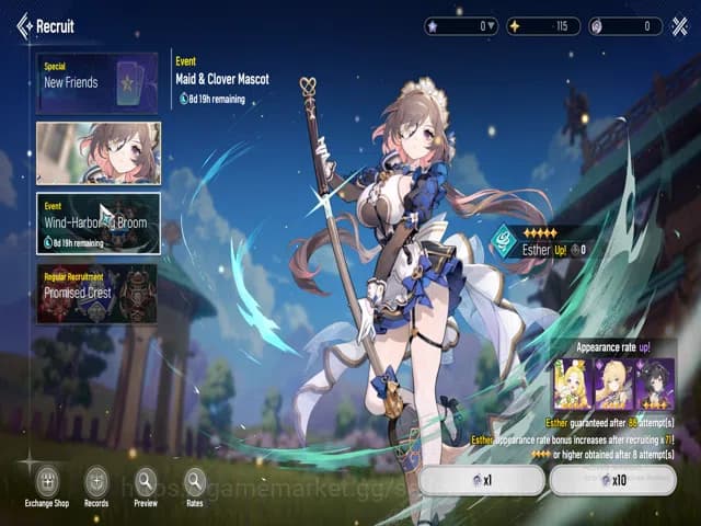 Mongil:Star Dive Accounts Global|Starter|2SSR(Esther,Jiwon)+Sign Flare|Log G image 6